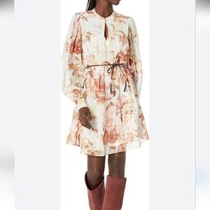 Guess Morgane Floral Boho Mini Dress Size S